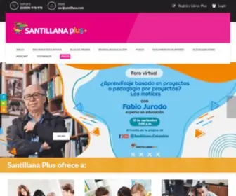 Santillanaplus.com.co(Santillana plus contenidos digitales educativos) Screenshot