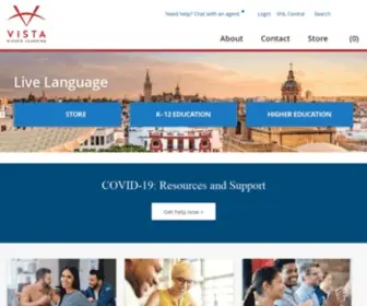 Santillanausa.com(Vista Higher Learning) Screenshot