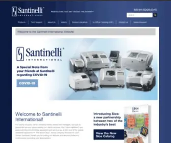 Santinelli.com(The Santinelli International Website) Screenshot