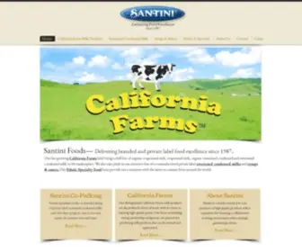 Santinifoods.com(Santini Foods) Screenshot