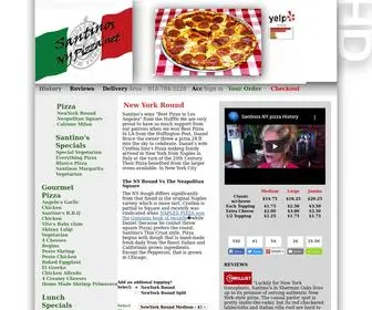 Santinosnypizza.net(Voted Best Pizza in Los Angeles NewYork Round santinos) Screenshot