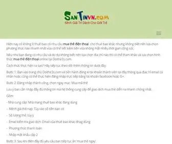 Santinvn.com(Blog) Screenshot