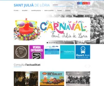 Santjulia.ad(Institució) Screenshot