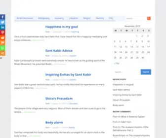 Santkabir.org(Sant Kabir Blog) Screenshot