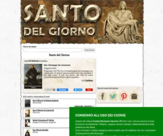 Santodelgiorno.it(Il Santo del giorno) Screenshot