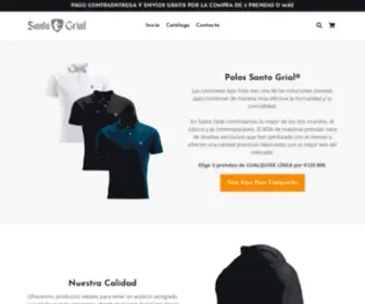 Santogrial.store(Camisas Santo Grial) Screenshot