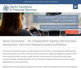 Santoinsurance.com(Santo Insurance) Screenshot