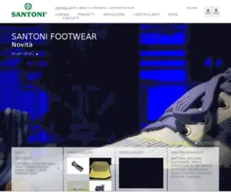 Santoni.com(Macchine circolari elettroniche per Seamlesswear) Screenshot