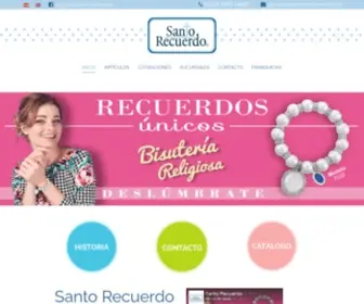 Santorecuerdo.com(Santo Recuerdo) Screenshot