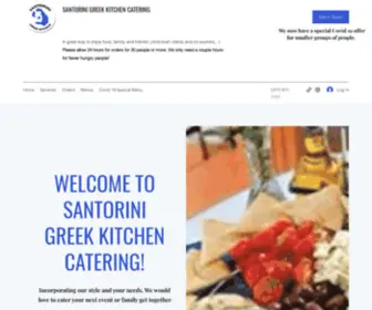 Santorini-Greek-Kitchen.com(Santorini Greek Kitchen Catering) Screenshot