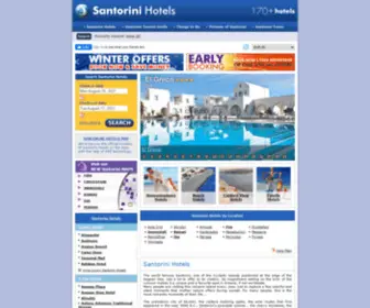 Santorini-Hotels.info(Santorini Hotels) Screenshot