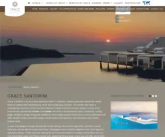 Santorinigrace.com(Santorini Boutique Hotels) Screenshot