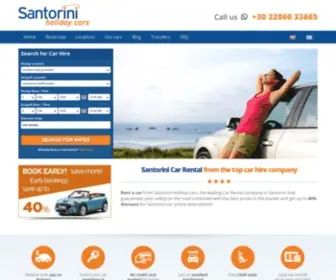 Santoriniholidaycars.com(Santorini Car Rental) Screenshot