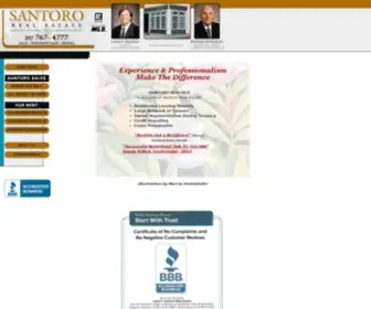 Santororealestate.com(Santoro Real Estate) Screenshot