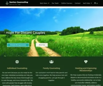 Santoscounseling.com(Santos Counseling PLLC) Screenshot