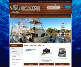 Santosfishing.com(Big Game Fishing Tackle) Screenshot