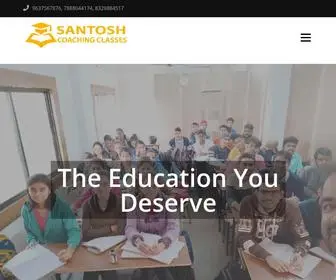 Santoshcoachingclasses.com(Santosh Coaching Classes) Screenshot