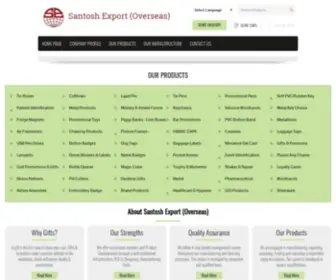 Santoshexport.com(SANTOSH EXPORT (OVERSEAS)) Screenshot