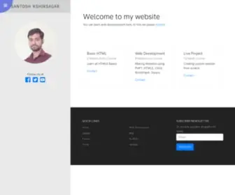Santoshkshirsagar.com(Santosh Kshirsagar) Screenshot