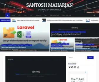 Santoshm.com.np(Santosh Maharjan) Screenshot