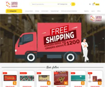 Santoshsugandhalaya.com(Vishwas Ka ek hi Saboot) Screenshot