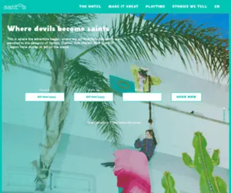 Santosibiza.com(CONCEPT HOTEL GROUP IBIZA) Screenshot