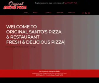 Santospizzarestaurant.net(Santos Pizzaria) Screenshot