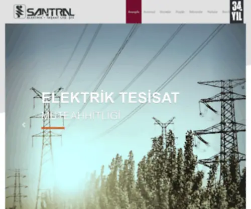 Santralelektrik.com.tr(Santral Elektrik & İnşaat Ltd) Screenshot