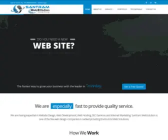 Santramwebsolution.com(Santram WebSolution) Screenshot