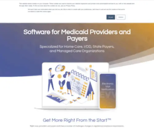 Santrax.com(Software and Services for Medicaid Providers and Payers) Screenshot