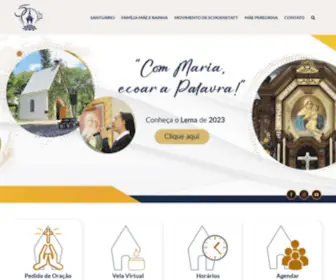 Santuariodeatibaia.org.br(Schoenstatt Atibaia) Screenshot