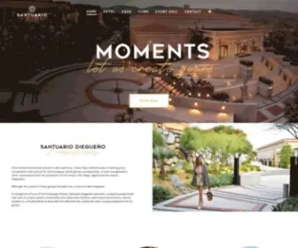 Santuariodiegueno.com(Santuario Diegueño Hotel) Screenshot