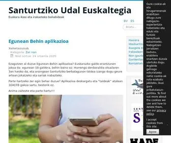 Santurtzieus.com(Euskara ikasteko eta irakasteko baliabideak) Screenshot