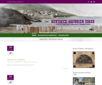 Santurtzihistorianzehar.net(SANTURTZI HISTORIAN ZEHAR) Screenshot