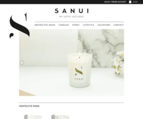 Sanui-Antwerp.com(All natural handmade luxury products) Screenshot