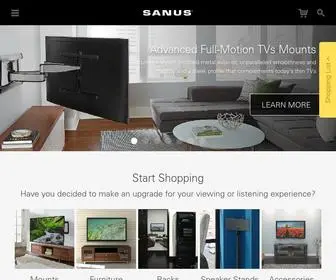 Sanus.com(#1 Brand of TV Wall Mounts in the U.S) Screenshot