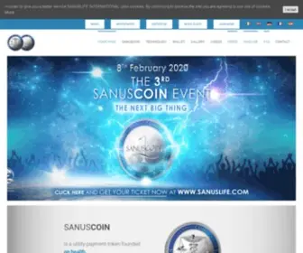 Sanuscoin.com(The green voucher) Screenshot