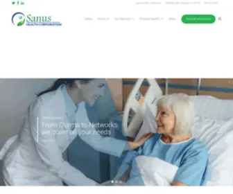 Sanushealth.com(Sanus Health Corporation) Screenshot