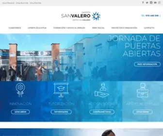 Sanvalero.es(Centro San Valero) Screenshot