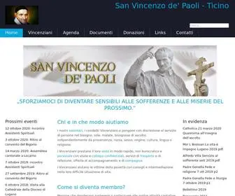 Sanvincenzoticino.ch(San Vincenzo de Paolì) Screenshot