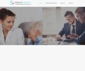 Sanvishealth.com(Senior Living Software) Screenshot