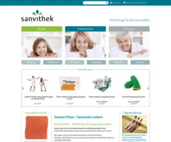 Sanvithek.de(Gesundheit, Wohlgefühl, Fitness) Screenshot