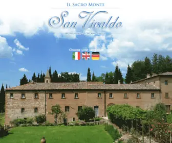 Sanvivaldointoscana.com(Le origini del Sacro Monte di San Vivaldo e della Gerusalemme di Toscana) Screenshot