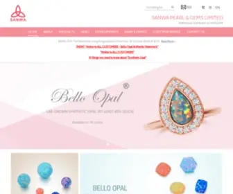 Sanwapearl.com.hk(Sanwa Pearl & Gems Ltd) Screenshot