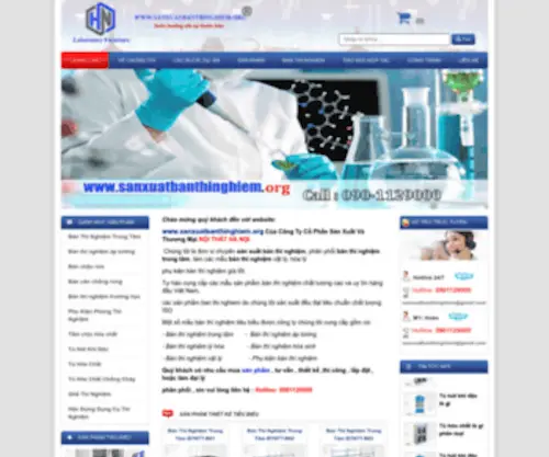 Sanxuatbanthinghiem.org(BÀN THÍ NGHIỆM) Screenshot