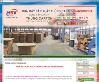 Sanxuatthungcarton.com(THÙNG CARTON) Screenshot