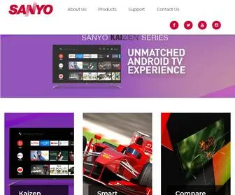Sanyoappliance.in(LED Smart TV) Screenshot
