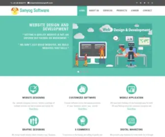 Sanyogsoft.com(Sanyog Software) Screenshot