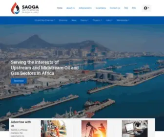 Saoga.org.za(South African Oil & Gas Alliance) Screenshot