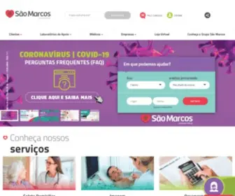 Saomarcoslaboratorio.com.br(São Marcos) Screenshot